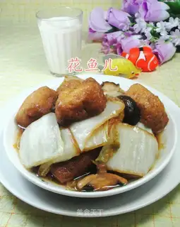 Soybean mushroom cabbage