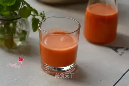 Carrot apple juice