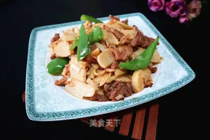 Winter fried meat