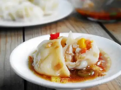 Corn horse-toe pork dumplings