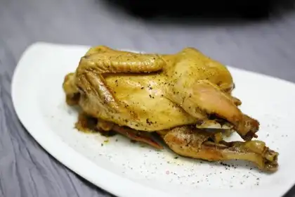 No hydropower pressure pan, chicken