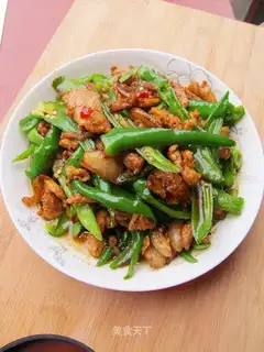 Chili fried meat