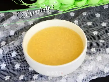 The rice porridge