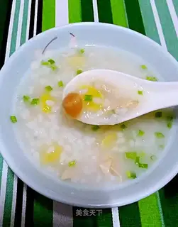 Silver apricot porridge