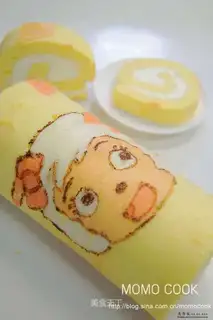 Beautiful Goat Cake Roll