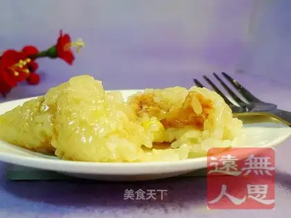 Chicken corn rice dumplings