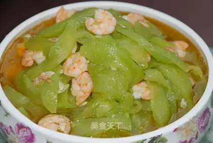 Fried Shrimp with Cucumber