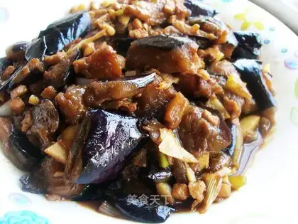 Minced pork and eggplant