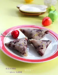 Red bean assorted rice dumplings
