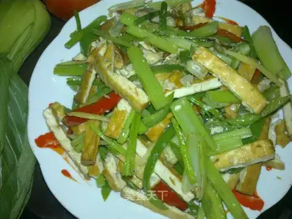 stir-fried celery