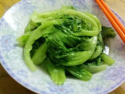 stir-fried lettuce with garlic