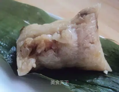Mushroom salted pork rice dumplings