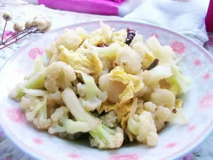 Spicy egg cauliflower