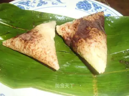 Rice dumplings with bean paste