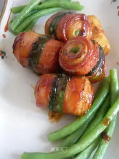 Roasted meatloaf with soy sauce