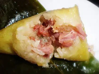 Fresh meat rice dumplings