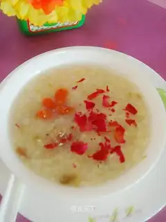 Rose beautifying porridge