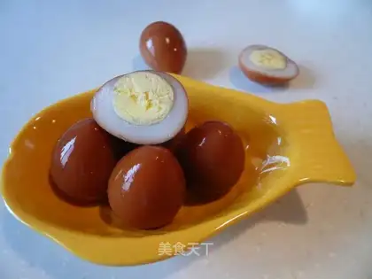 stewed quail eggs