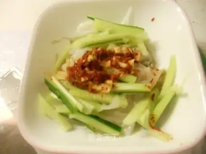 Homemade cold noodles