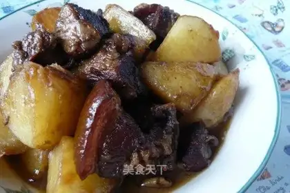 braised pork and potato