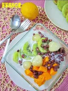 Fruit milk ice