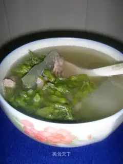 Night fragrant flower and white gourd lean meat soup