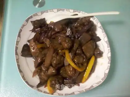 fried pork liver