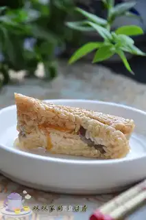 Orange-flavored beef dumplings