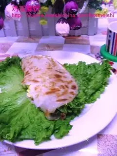 egg filling cake
