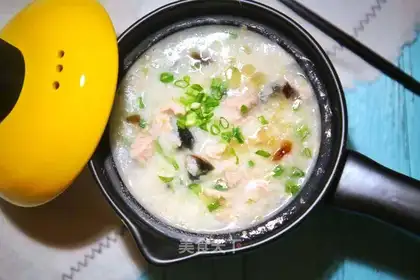 Quick eggs, thin porridge