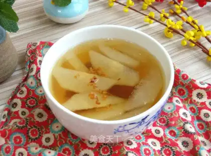 Ice-cinnamon pineapple