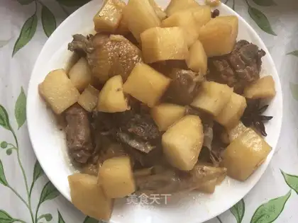Homemade potato chicken