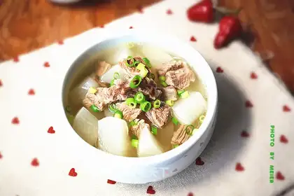 ♪ Cleaning the oxen radish soup ♪