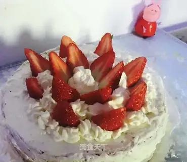Strawberry chili cake