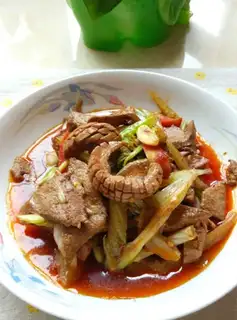 The liver and the waist are fried