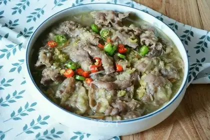 Sour soup, fat cow