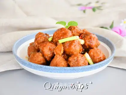 Sweet beef balls