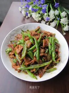 Chili fried meat
