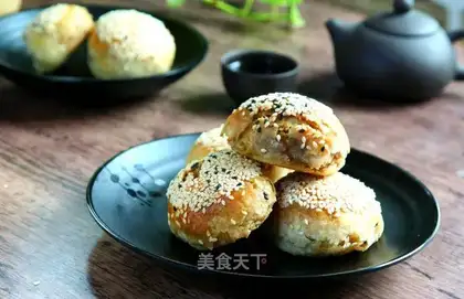 Sesame sauce pancakes