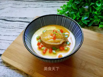 Abalone steamed eggs