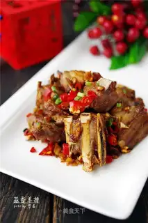 Garlic lamb chops