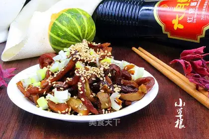 Steamed radish and pickled