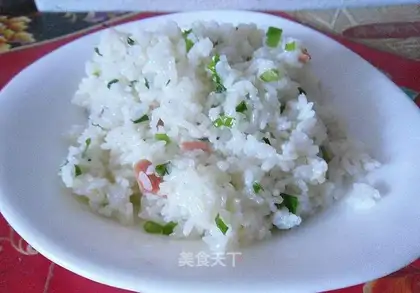 Onion fried rice