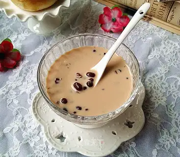 Bean milk tea