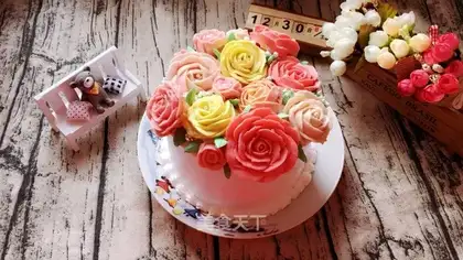 Orange cake for bean saloon