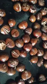 Baked chestnuts