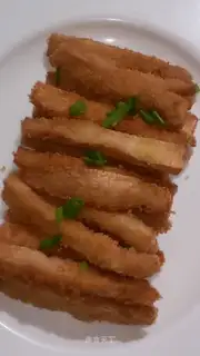 Fry almond mushrooms
