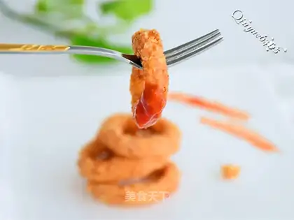 Fried squid rings