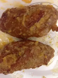 Eggs, chicken wings
