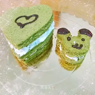 Tea cheese cream cake